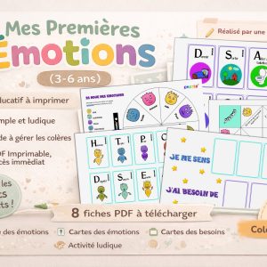 Kit Emotions 3- 6 ans à imprimer